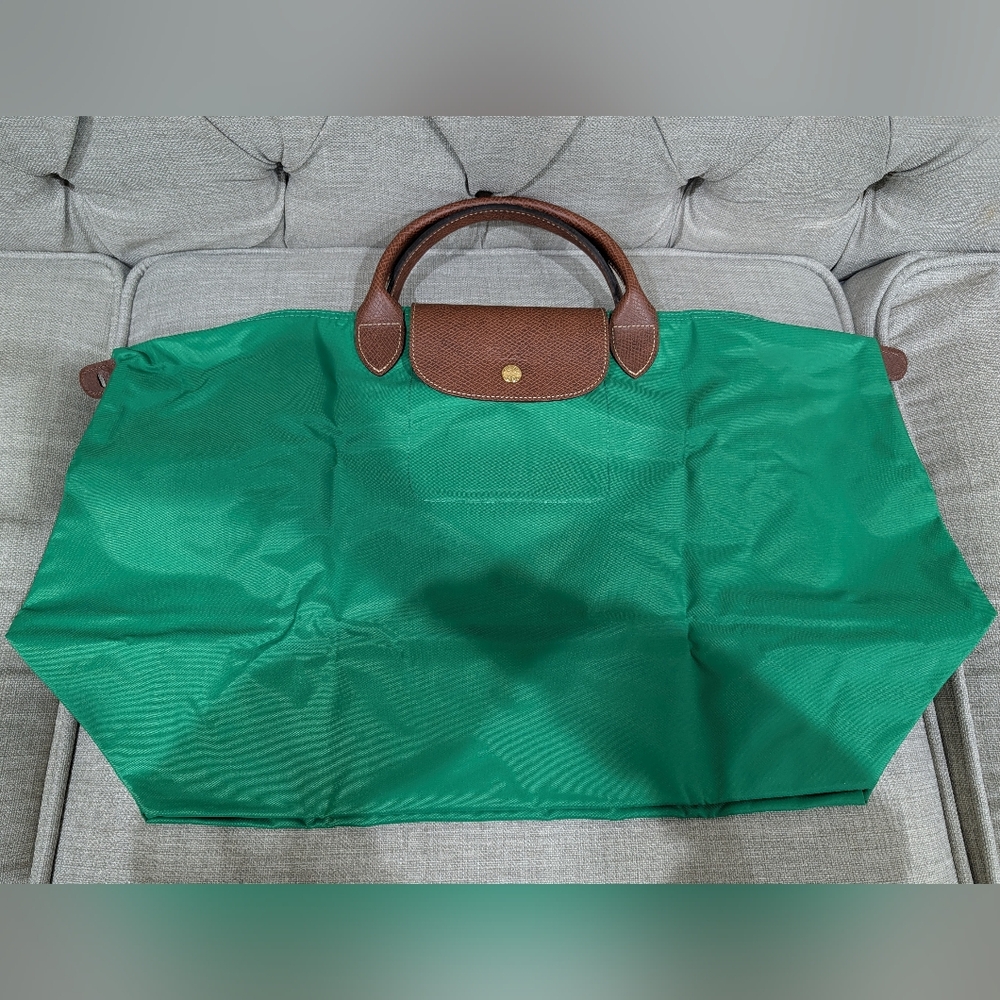 Longchamp LE PLIAGE original XL TRAVEL duffle BAG in Vert green